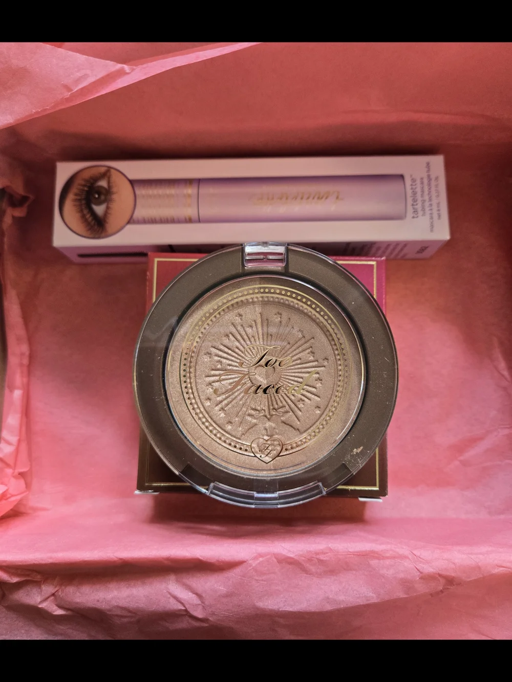 Too Faced Sun Bunny Blushing Bronzer & Tarte Mascara (Pink Box)